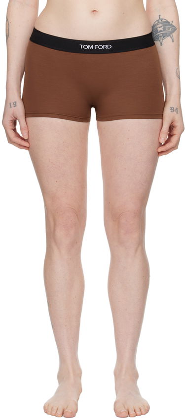 Boxerky Tom Ford Tom Ford Signature Boy Shorts Hnedá | KNJ006-JEX011, 0