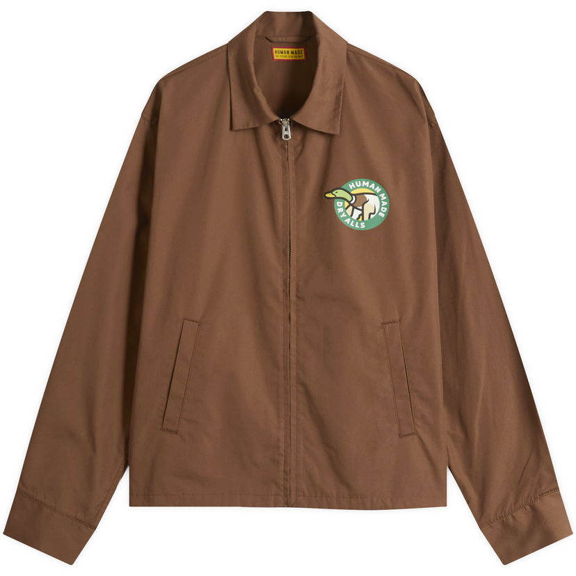 Bunda Human Made Human Made Drizzler Jacket, Size Large Hnedá | HM30JK037-BRN