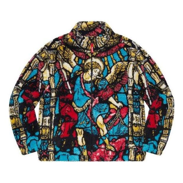 Sveter Supreme Saint Michael Fleece Jacket Rôznofarebný | SUP-SS21-586