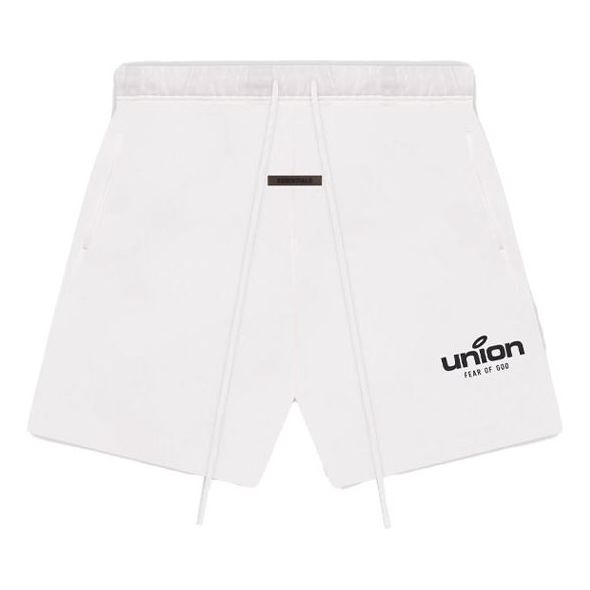 Šortky Fear of God Essentials FW21 Vintage Shorts x Union LA Biela | FOG-FW21-099