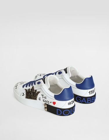 Tenisky a topánky Dolce & Gabbana Portofino Leather 45 Rôznofarebný | CS1759A02198W921, 2