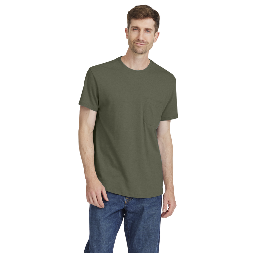 Tričko Allbirds Merino Pocket Tee, Size Small Zelené | A12108M