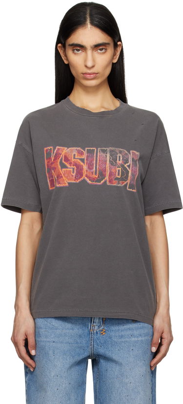 Tričko Ksubi Ksubi Kickstart Oh G Short Sleeve T-Shirt Šedá | WSP25TE003, 0
