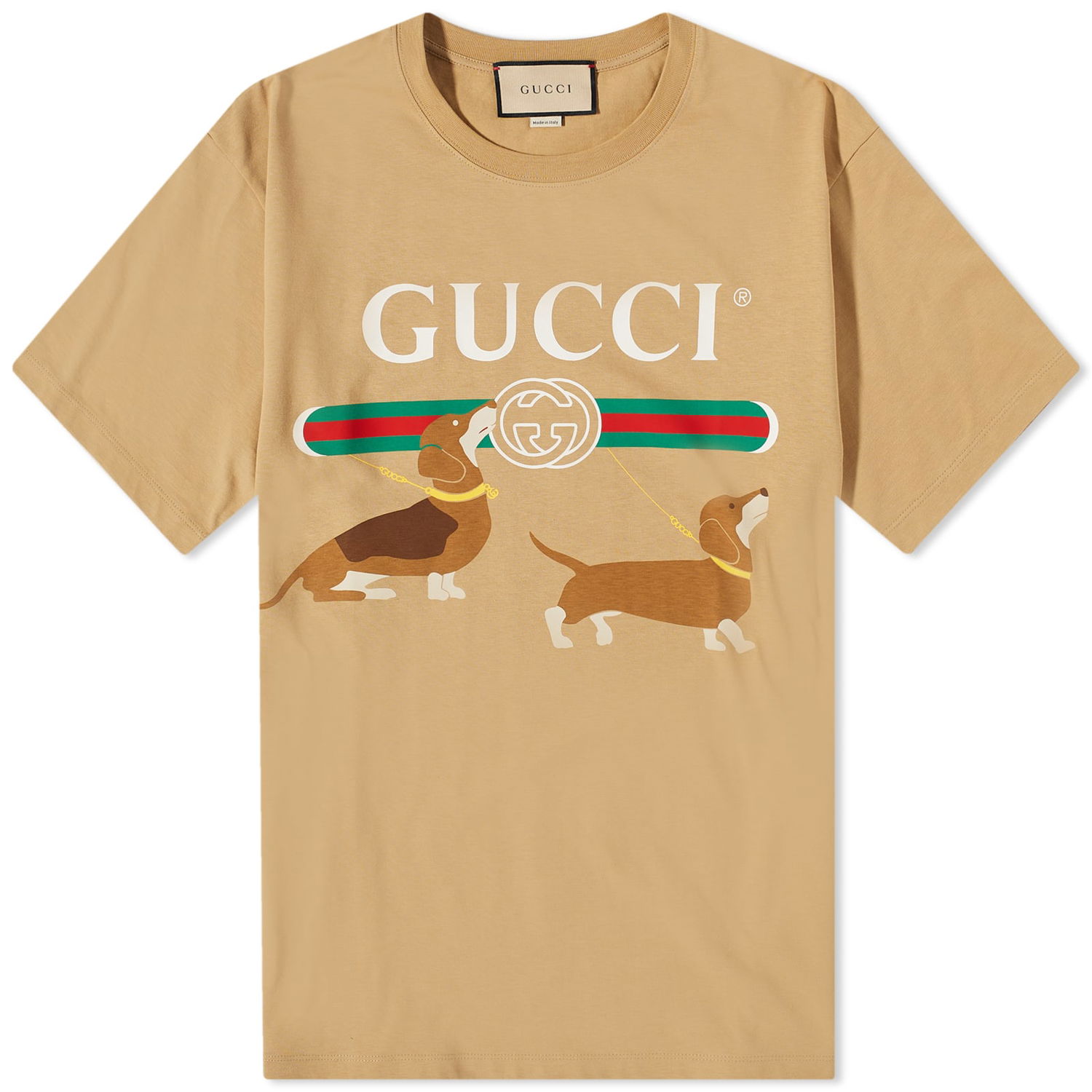 Tričko Gucci Dog Tee Béžová | 548334-XJFF6-2293, 0