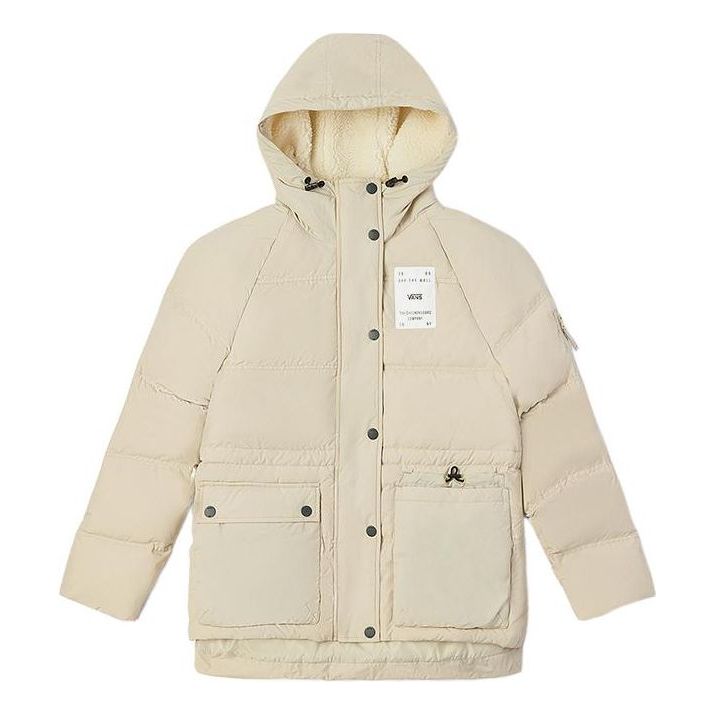 Prešívaná bunda Vans Hooded Down Puffer Jacket Béžová | VN0A7YI92N1, 0