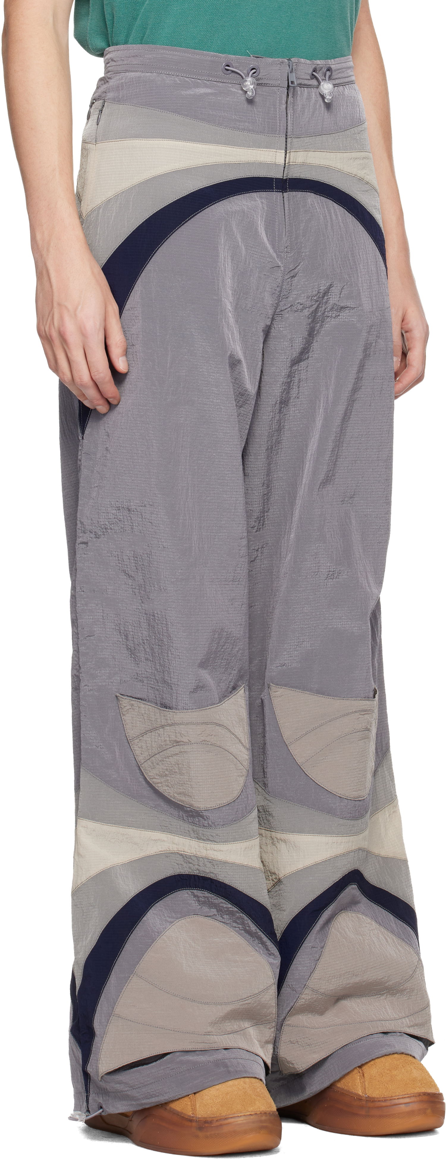 Nohavice ERL Rave Curved Panelled Trousers Rôznofarebný | ERL11P027, 1