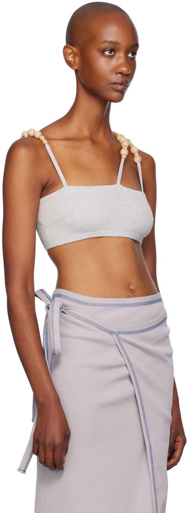 Sukňa Baserange Tav Asymmetric Bralette Šedá | BRTV-RC-WI24, 1