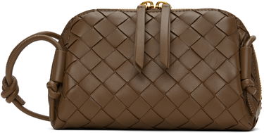 Taška cez rameno Bottega Veneta Intrecciato Leather Shoulder Bag Čierna | 794258 VCPP1, 3