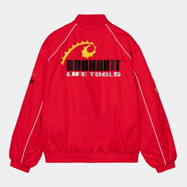 Bunda Carhartt WIP Haddon Racing Jacket Červená | A252008_9, 1