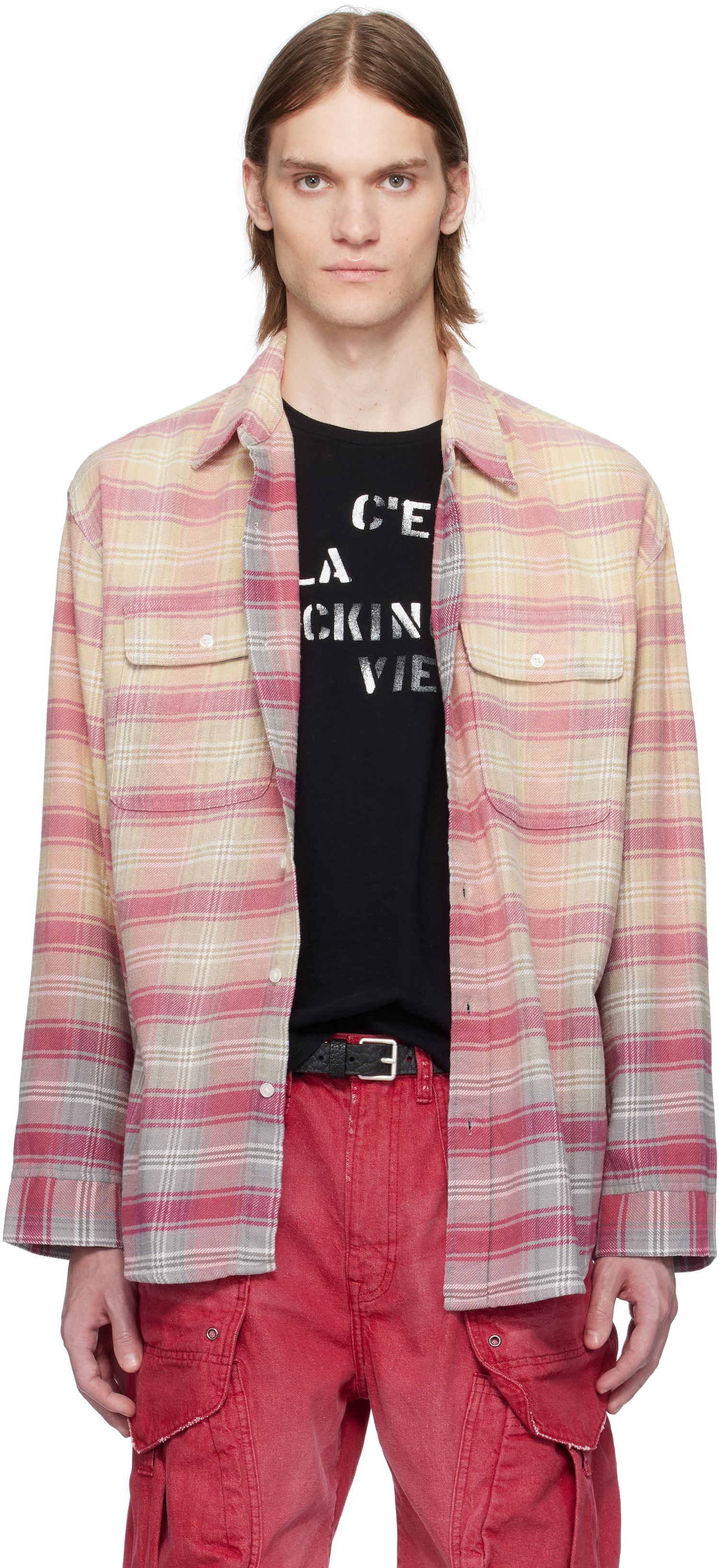Košeľa R13 R13 Relaxed Plaid Work Shirt Rôznofarebný | R13MR266-R506B, 0