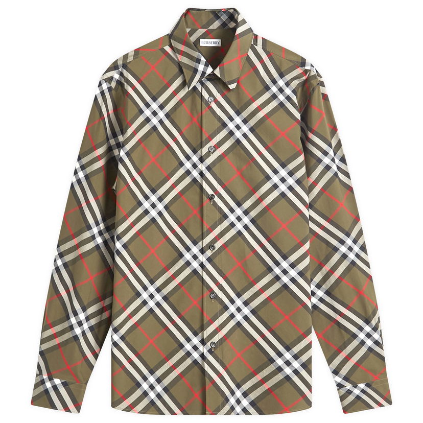 Košeľa Burberry Long Sleeve Check Shirt Hnedá | 8095336-C1205