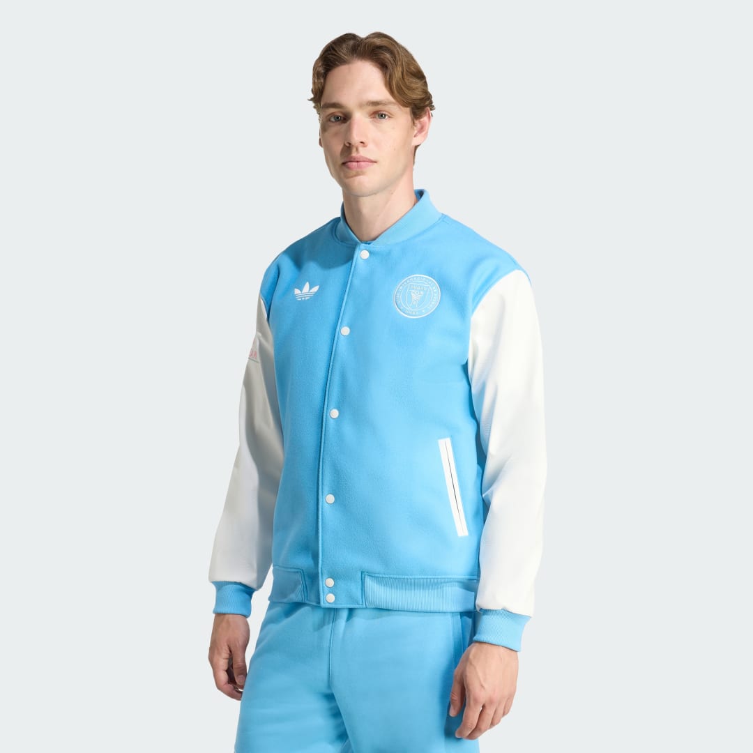 Bomber bunda adidas Originals Inter Miami CF adidas Originals Anthem Jacket Modrá | JM5160, 0