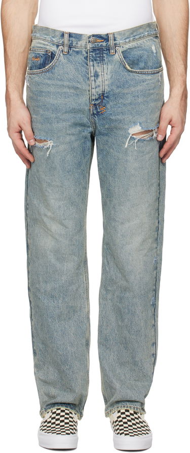 Džínsy Ksubi Ksubi Anti K Stage Dive Trashed Jeans Modrá | MPS25DJ030, 0