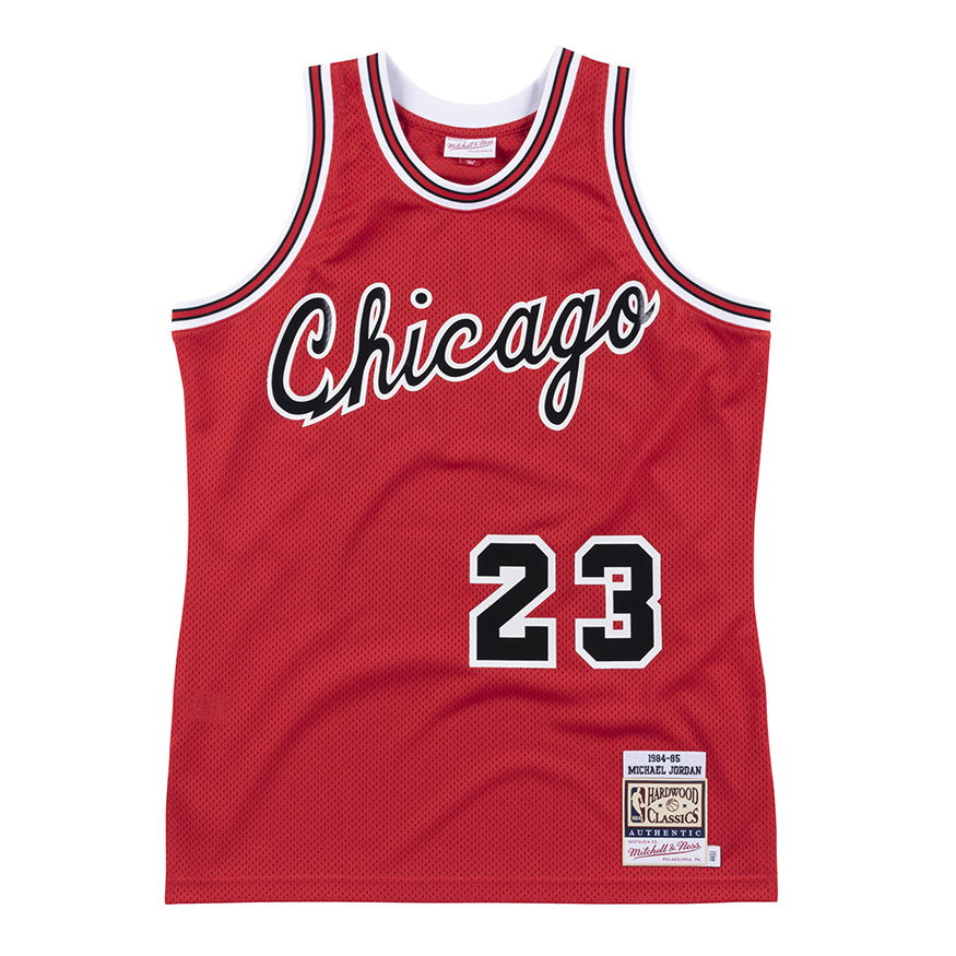 Dres Mitchell & Ness NBA Chicago Bulls Michael Jordan 1984-85 Authentic Jersey Červená | AJY4CP18188-CBUSCAR84MJO, 0