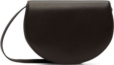 Taška cez rameno The Row The Row Canteen Leather Shoulder Bag Hnedá | W1730-L117, 0
