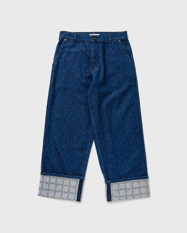Džínsy JW Anderson LOGO GRID TURN UP WORKWEAR JEANS Navy | DT0078-PG1336-870, 0