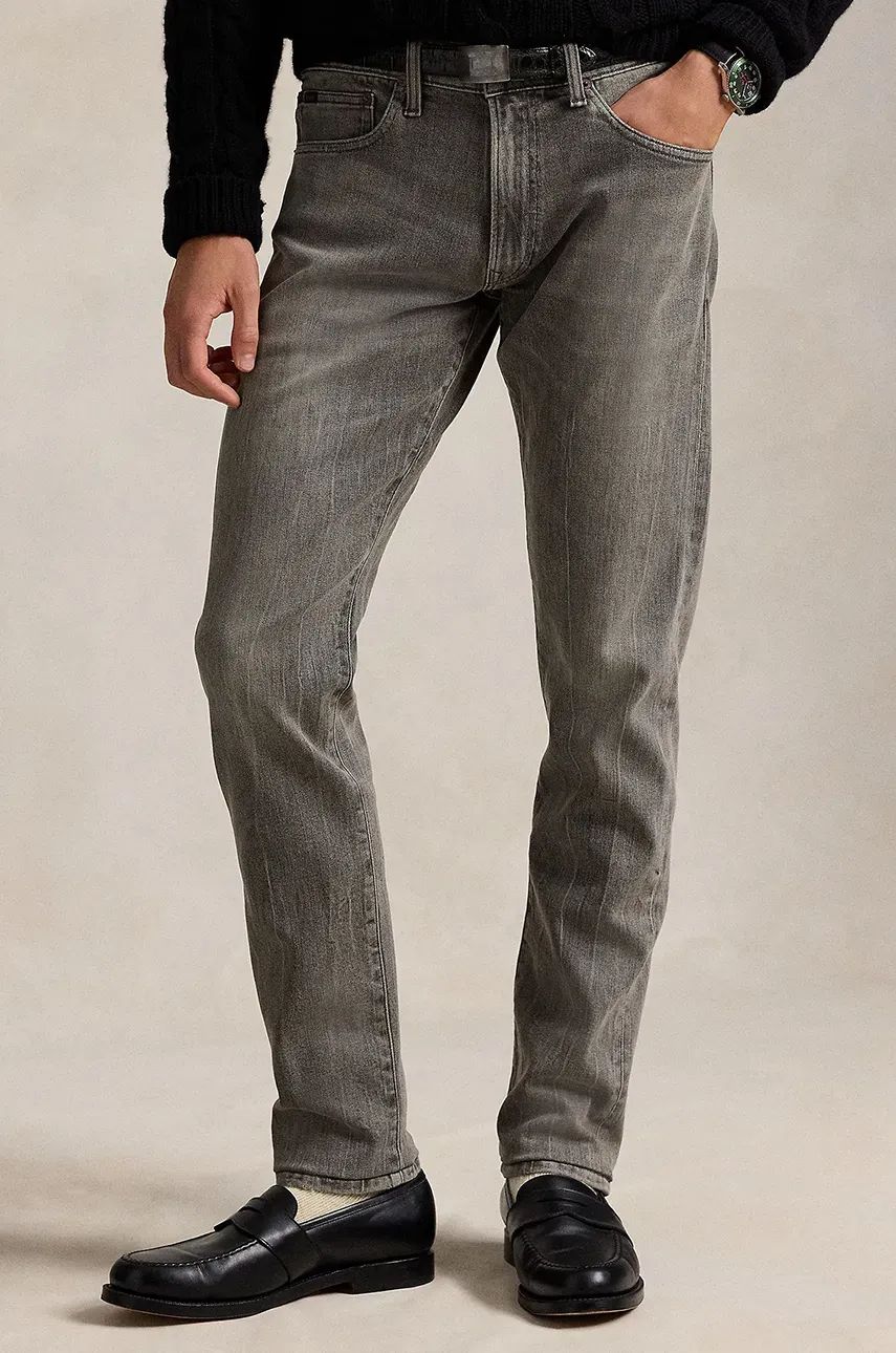 Bunda Polo by Ralph Lauren Slim Fit Grey Jeans Šedá | 710956086, 1