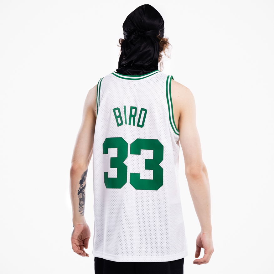 Dres Mitchell & Ness Swingman Jersey Boston Celtics Larry Bird Biela | SMJYGS18141-BCEWHIT85LBI, 1