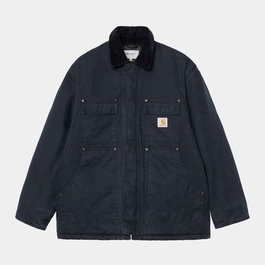 Kabáty Carhartt WIP Carhartt WIP Ambel Stone Washed Hooded Coat Navy | I035616_18, 4