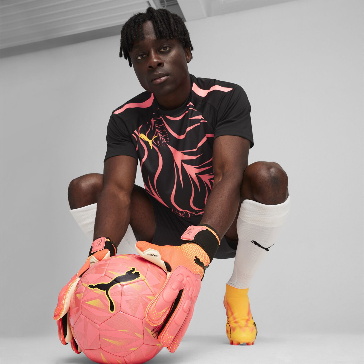 Rukavice Puma Puma FUTURE Pro Hybrid Goalkeeper Gloves Oranžová | 041924-02, 1