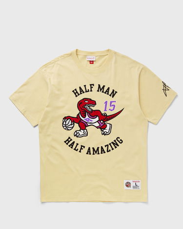 Tričko Mitchell & Ness Vince Carter NBA 2024 HOF Premium Graphic T-Shirt Žltá | FC11397-MLTCREA, 0