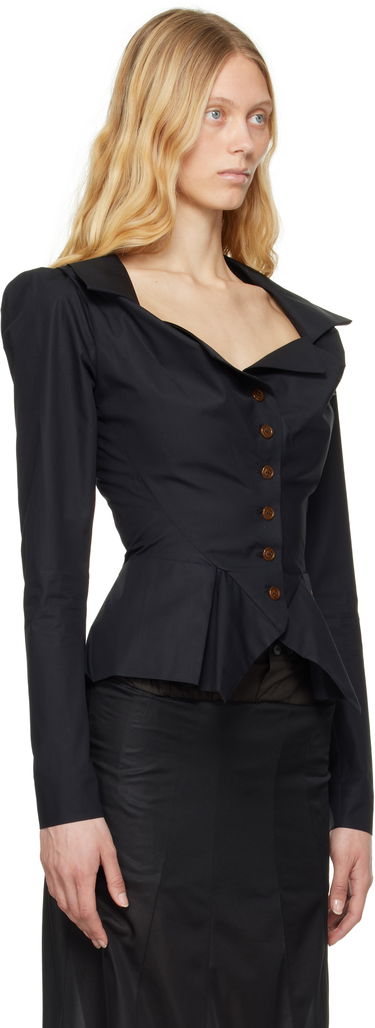 Košeľa Vivienne Westwood Vivienne Westwood Monday Peplum Shirt Čierna | 15010061-W009Q-, 1