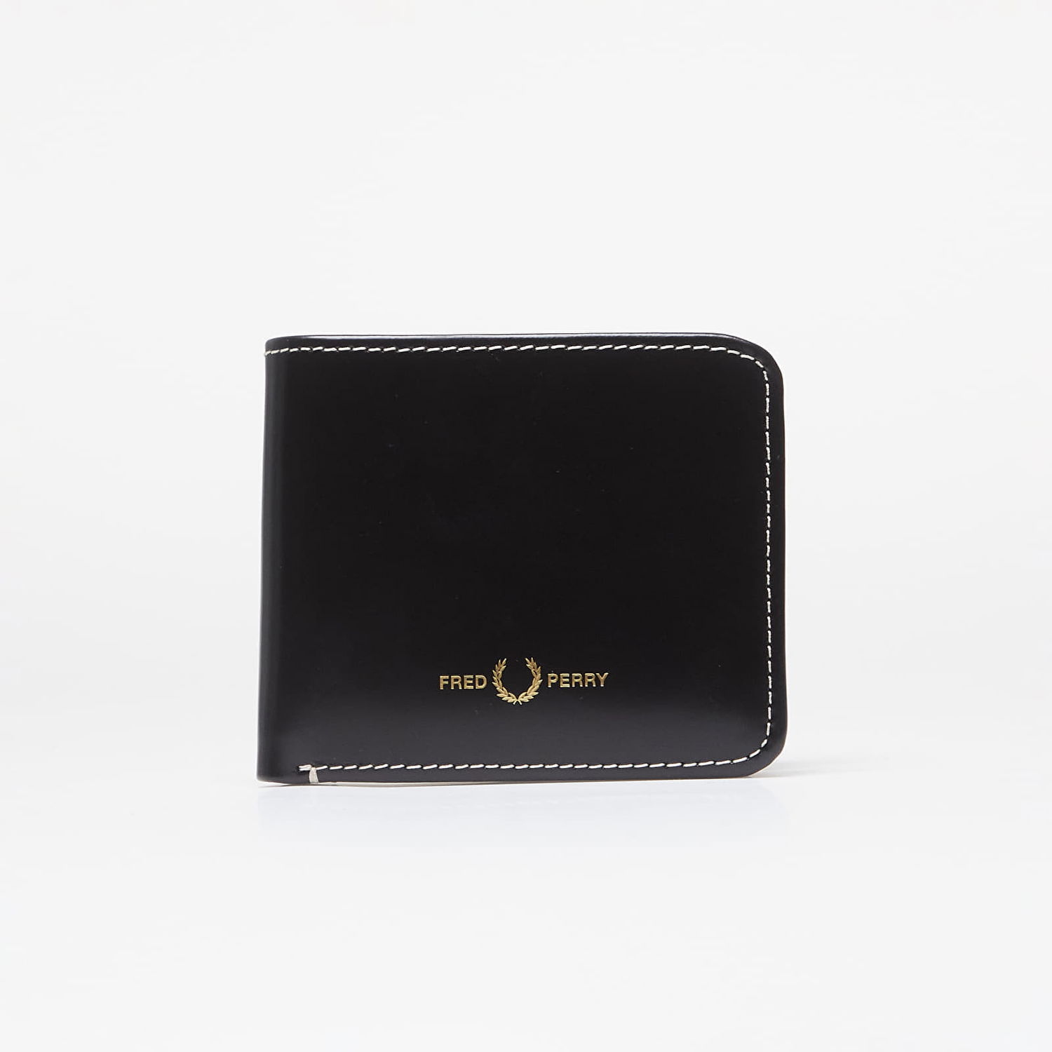 Peňaženka Fred Perry Box Leather Billfold Wallet Black Universal Čierna | L8295 102, 0
