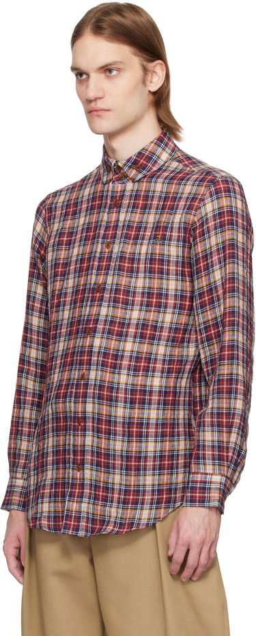 Košeľa Vivienne Westwood Vivienne Westwood Krall Two Button Plaid Shirt Rôznofarebný | 24010005-W013R-, 3
