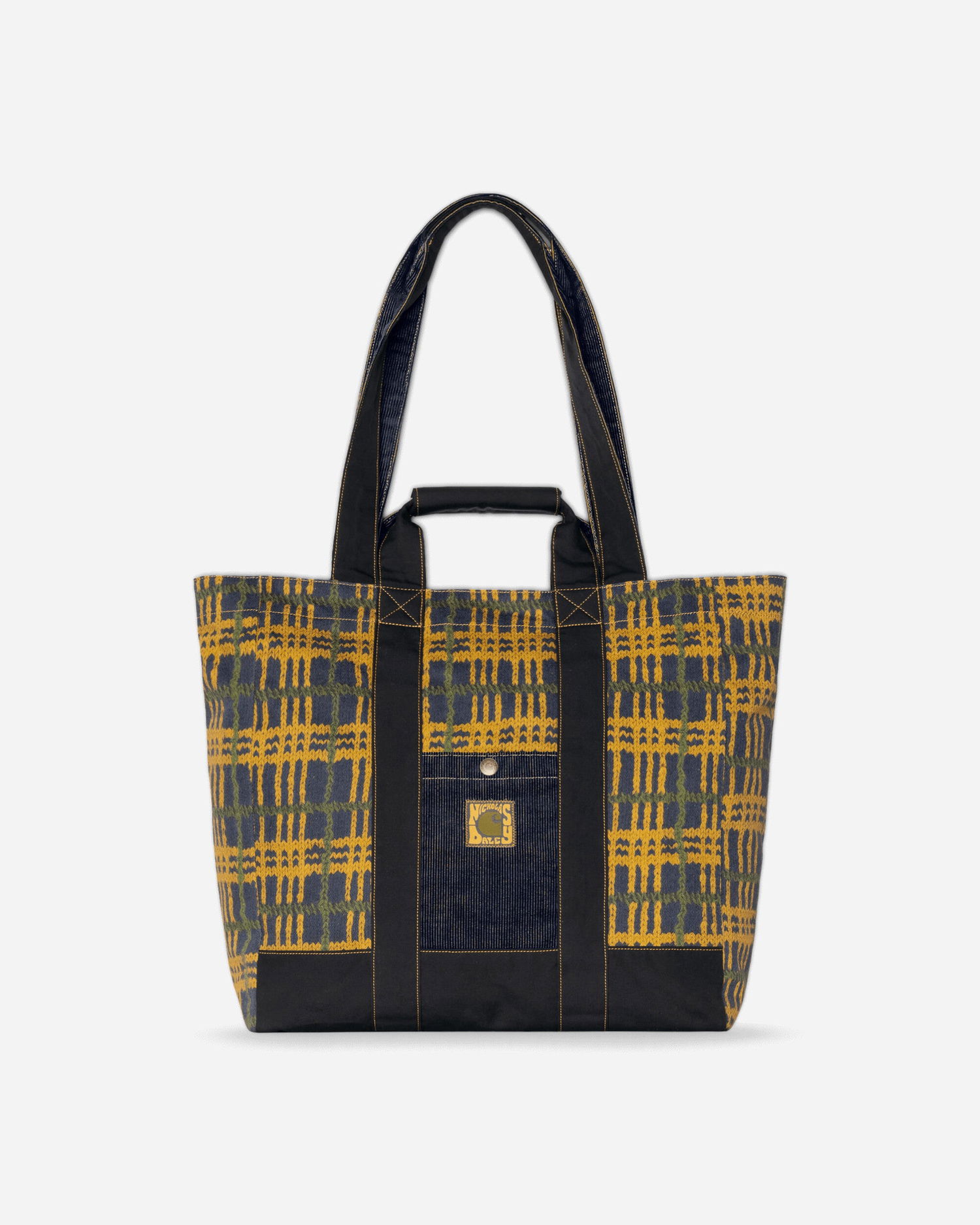 Tote bag Carhartt WIP Nicholas Daley Tartan Print Tote Bag Rôznofarebný | I034914 2T8XX, 1