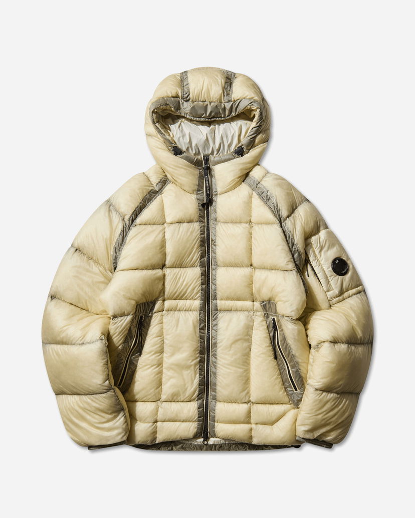 Prešívaná bunda C.P. Company D.D. Shell Hooded Medium Down Jacket Béžová | 19CMOW702A-110416A 402