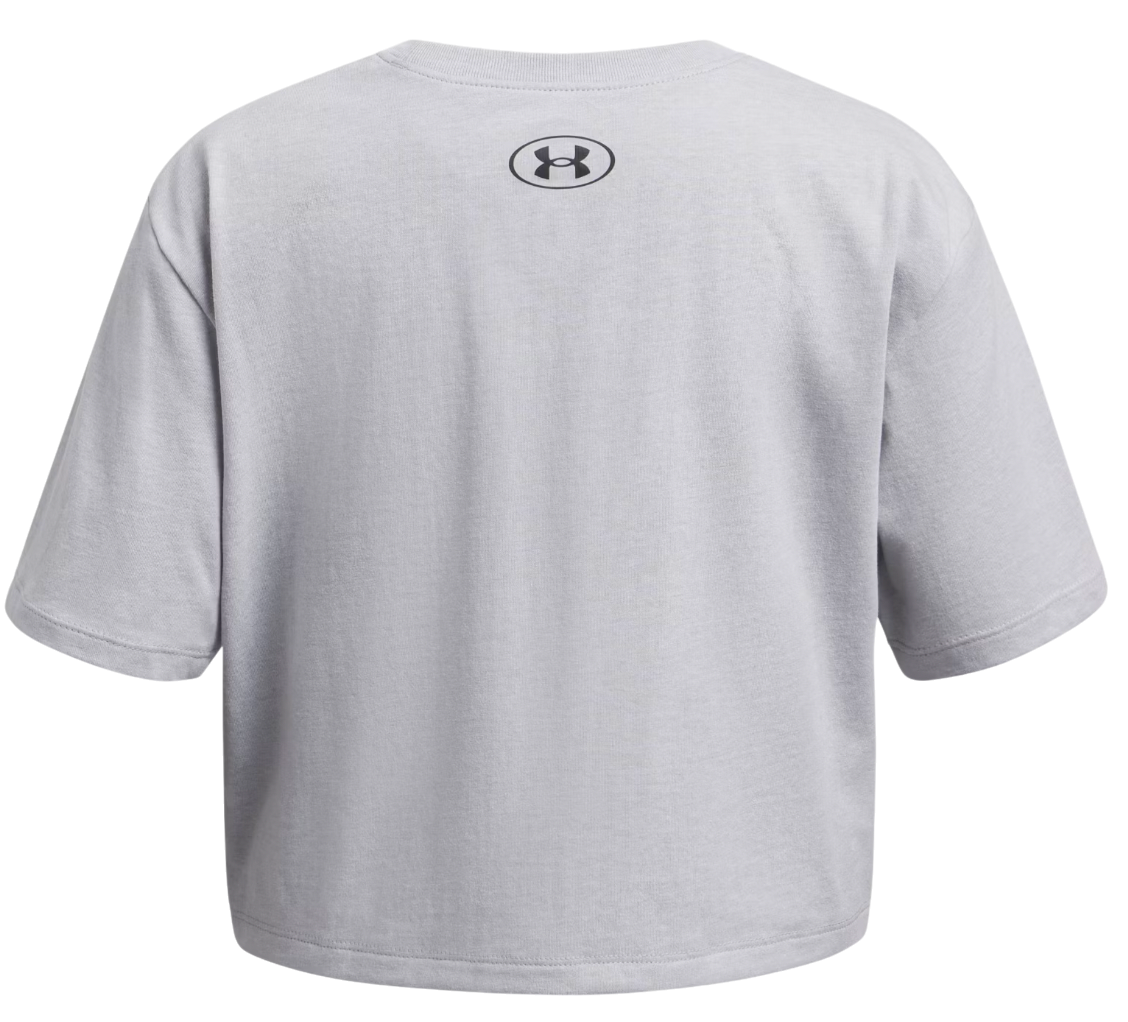 Crop Top Under Armour Under Armour Rival Short Sleeve T-Shirt Šedá | 1389755-011, 1
