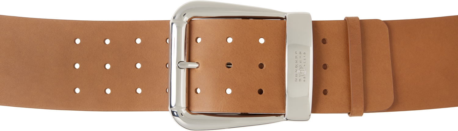 Opasok Maison Margiela MM6 Maison Margiela Buckle Belt Hnedá | SA6TP0023 P8328, 0