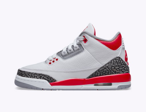 Tenisky a topánky Jordan Air Jordan 3 Retro "Fire Red" 2022 GS Biela | DM0967-160