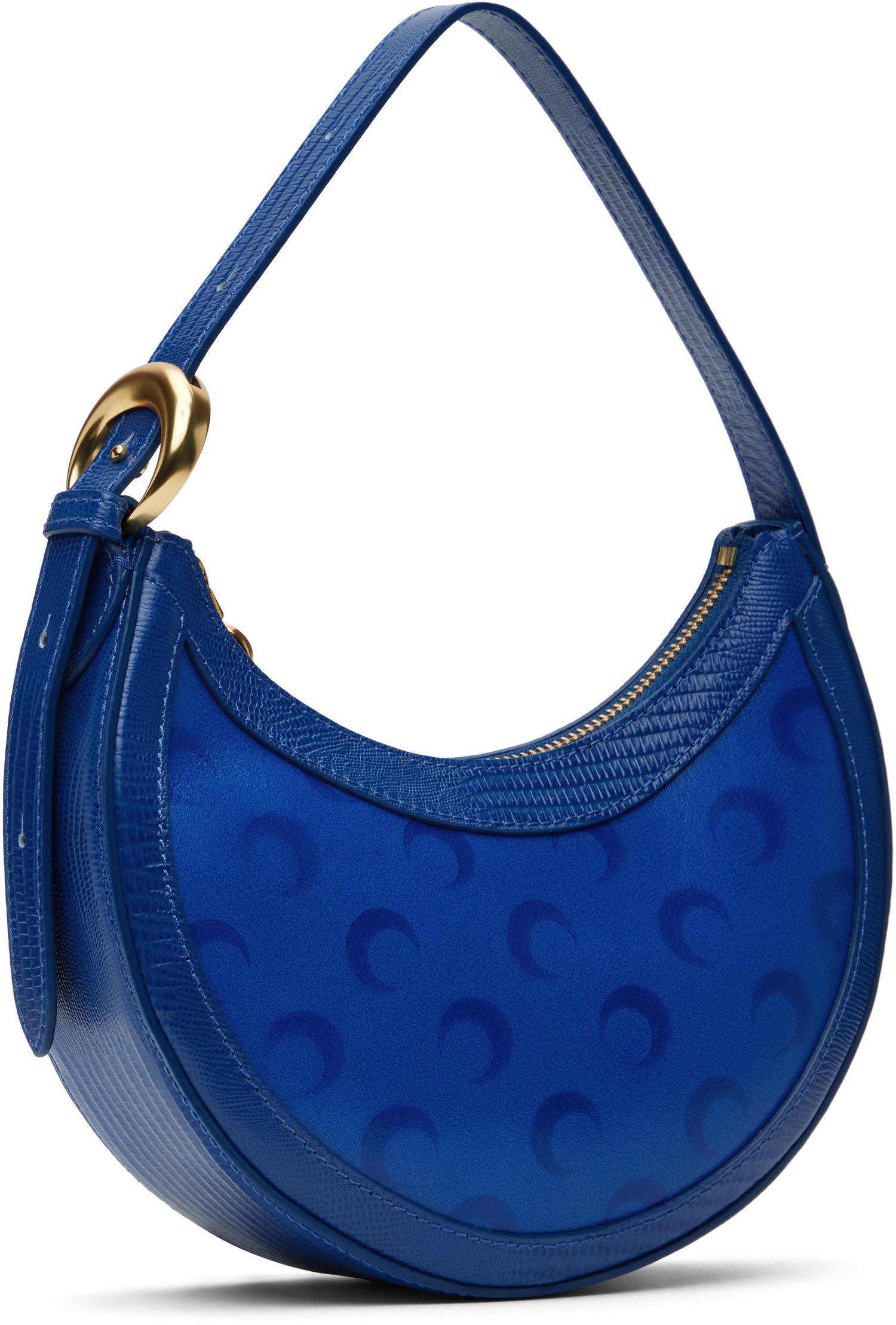 Kabelka Marine Serre Marine Serre Moon Airbrushed Leather Eclips Mini Bag Modrá | WBA002A CLEA0053, 1