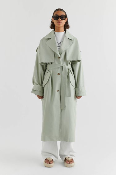 Kabáty AXEL ARIGATO Atom Trench Coat Zelené | A2107003, 6