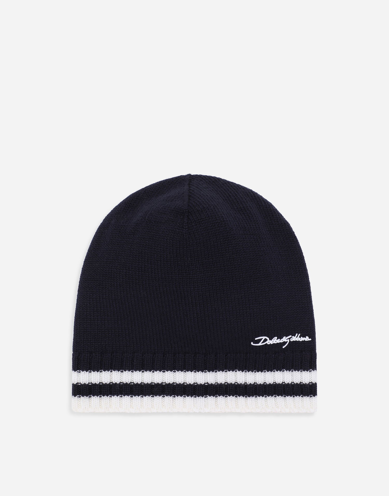 Kulicha Dolce & Gabbana Dolce & Gabbana Knitted Logo Beanie Navy | LBKHA7JCVW0B6712, 0