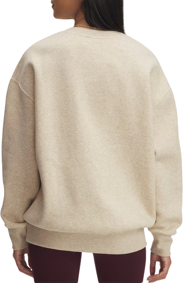 Mikina Under Armour Icon Fleece Oversized Crewneck Sweatshirt Béžová | 1379475-305, 1