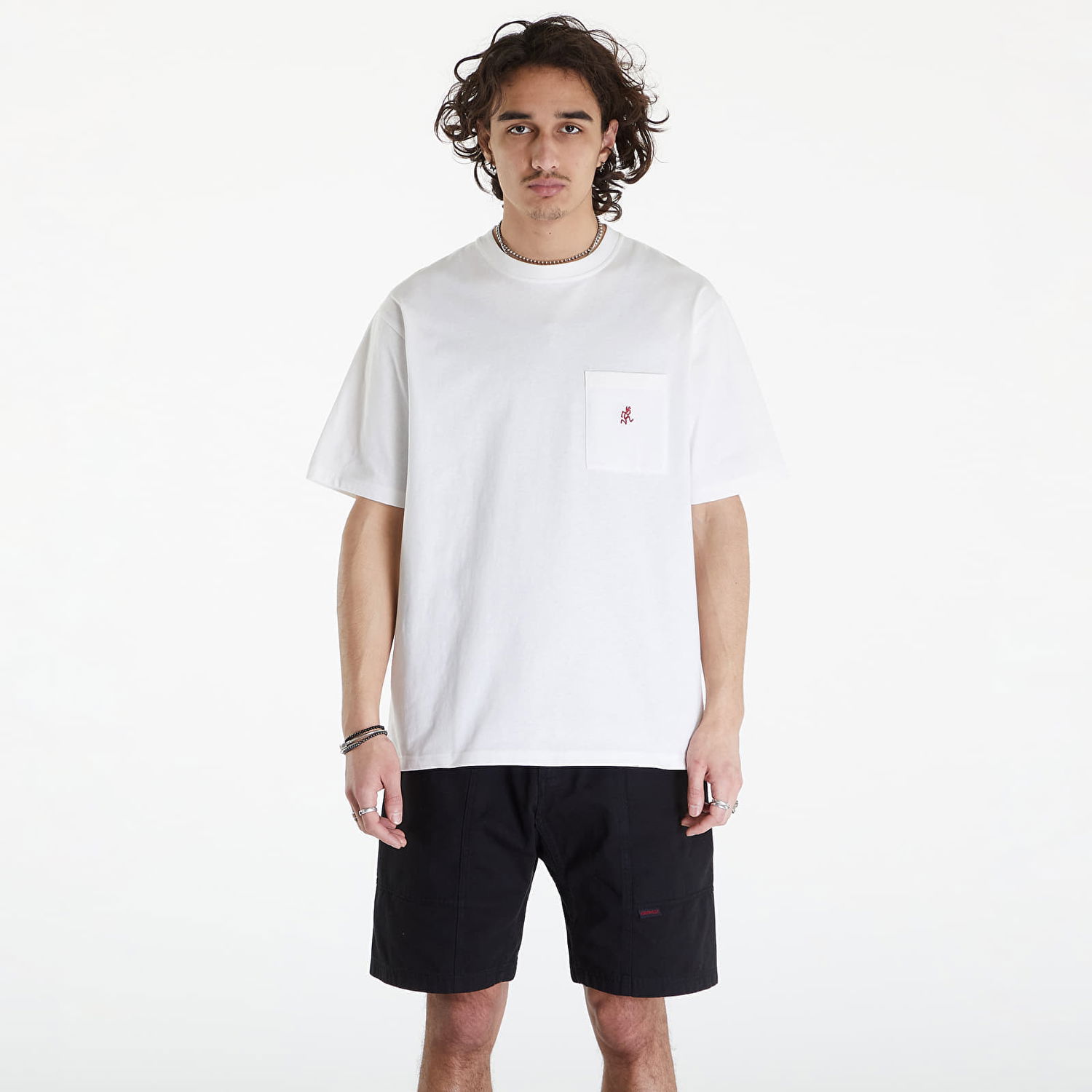 Tričko GRAMICCI Classic One Point Tee Biela | G304-OGJ WHITE, 0