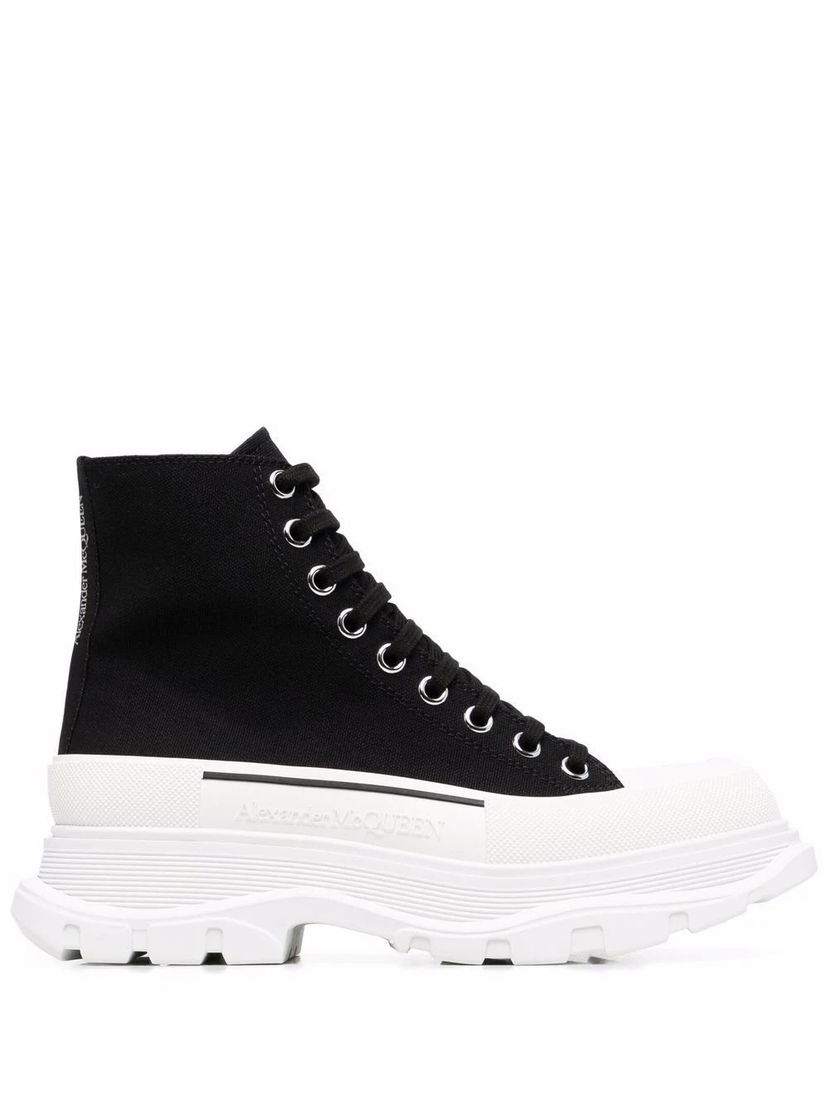 Tenisky a topánky Alexander McQueen Cotton Ankle Boots Biela | 611706W4MV21070