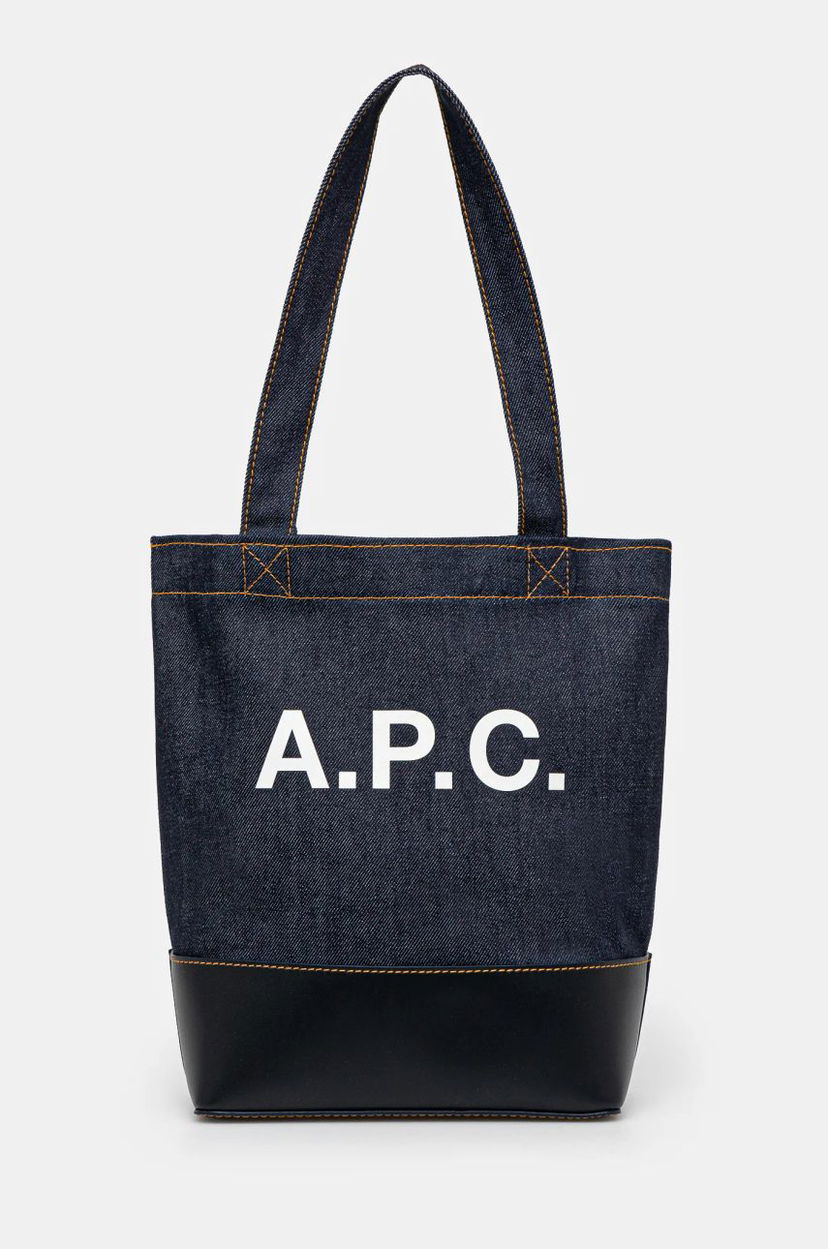 Tote bag A.P.C. Axel Small Tote Bag Modrá | CODDP.M61568.IAK