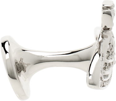Náušnice Vivienne Westwood Mini Bas Relief Silver Cuff Links Metalická | 65030003-02P116-CN, 2