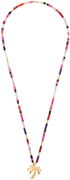 Multicolor Palm Beads Necklace
