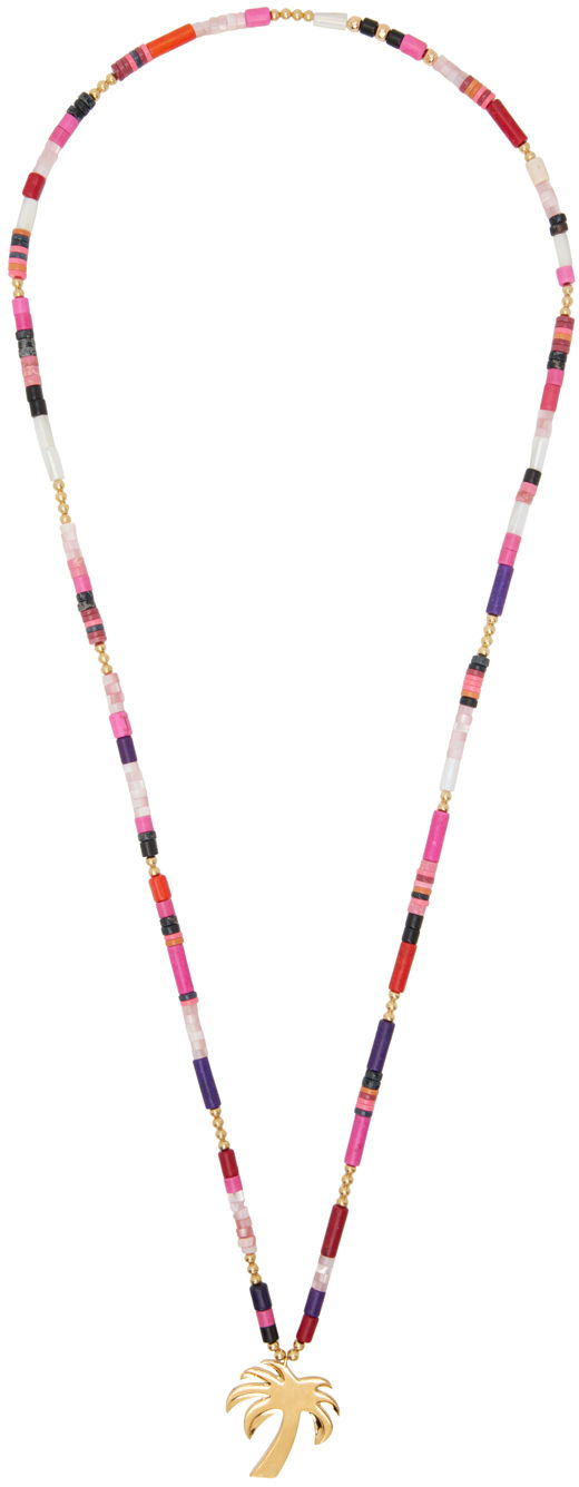 Náhrdelník Palm Angels Multicolor Palm Beads Necklace Rôznofarebný | PWOB122F24MAT0018476, 0