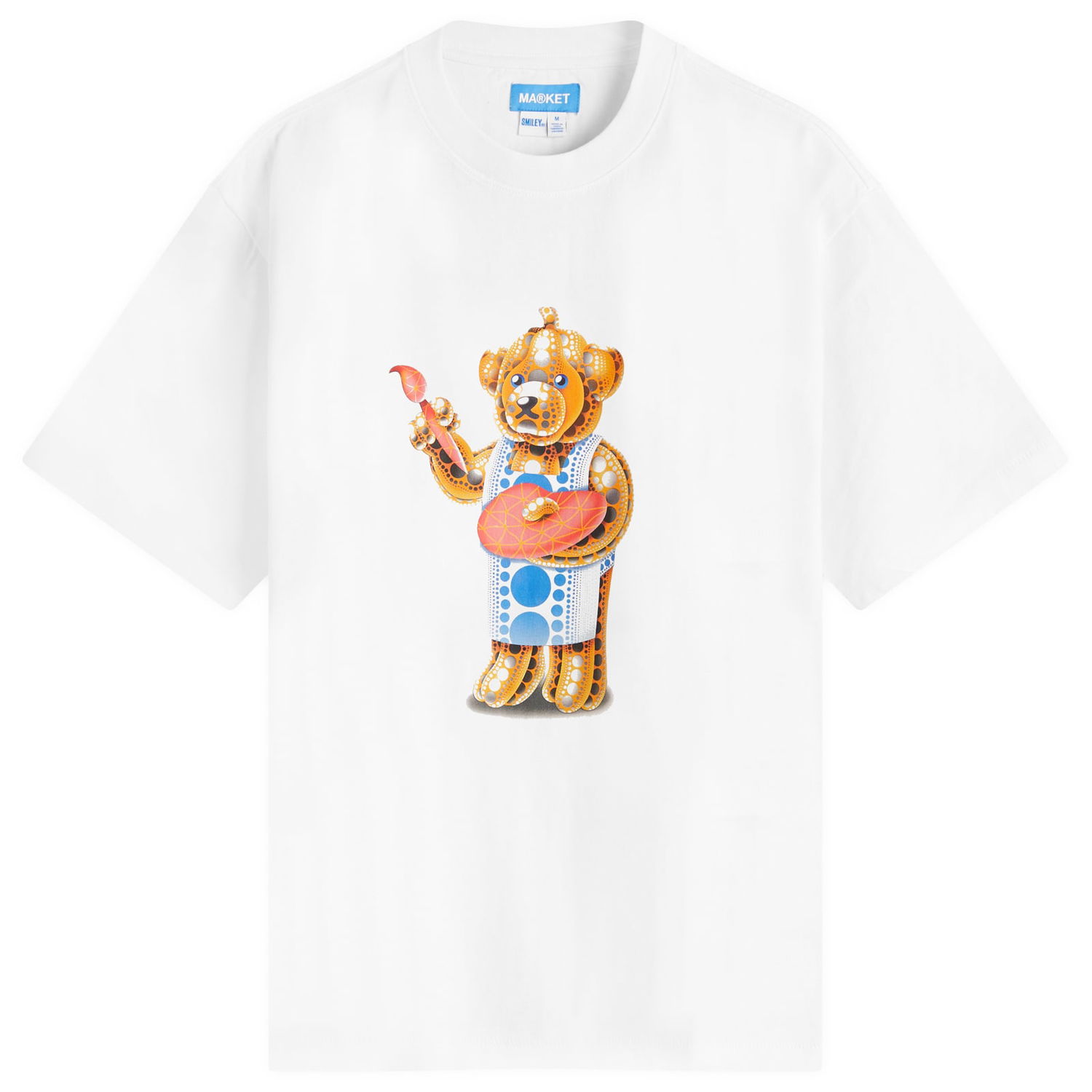 Tričko MARKET Infinity Bear Graphic T-Shirt, Size Large Biela | 399002192-WHT, 1