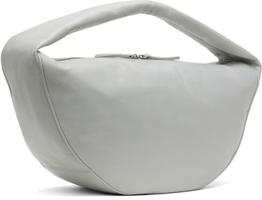 Kabelka BY FAR BY FAR Maxi Cush Shoulder Bag Šedá | MWBSB022CL034WH025PL, 2