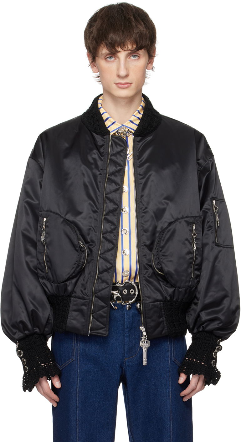Bomber bunda Chopova Lowena Chopova Lowena Slash Bomber Jacket Čierna | 5176, 0