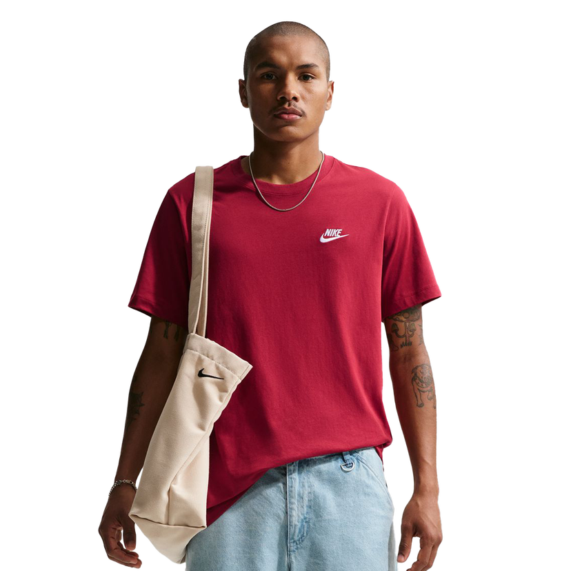 Tričko Nike T-Shirt NSW Club Tee Červená | AR4997-613