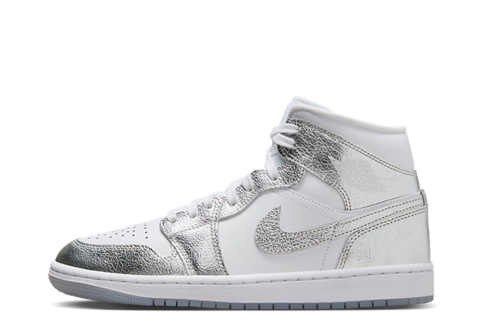 Air Jordan 1 Mid SE Metallic Silver