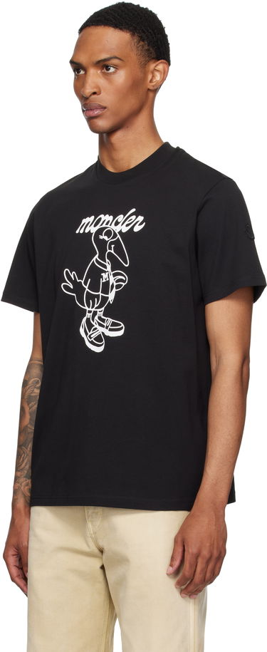 Tričko Moncler Moncler Archivio Creativo Graphic T-Shirt Čierna | K20918C0001689AJS, 3
