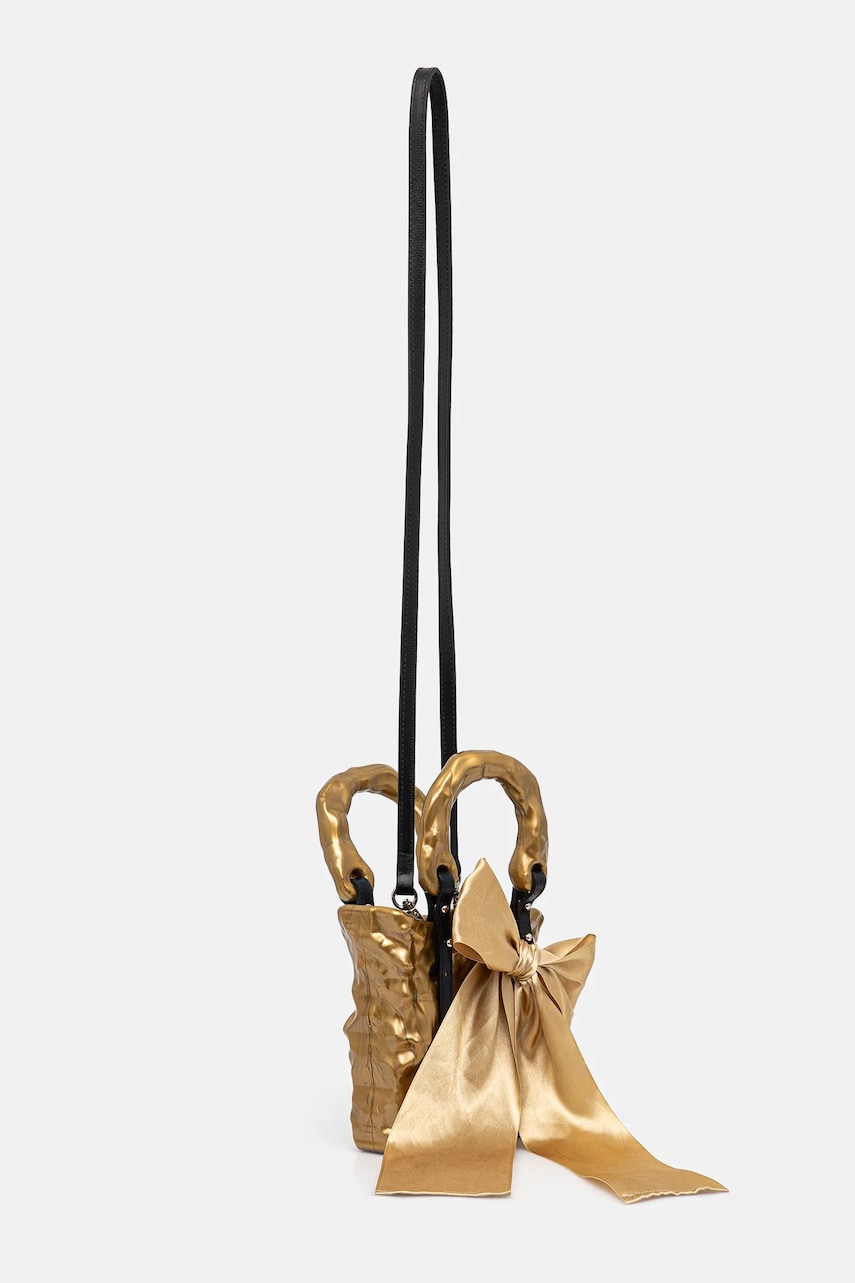 Kabelka Ottolinger Ottolinger Signature Ceramic Bag with Bow Metalická | 126.900126.01, 1